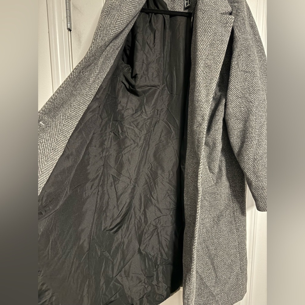 Forever 21 Gray Women's Coat - Picture 3 of 6